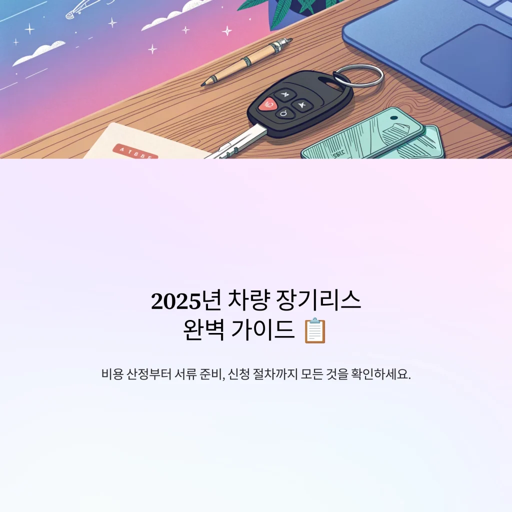 장기리스 체크리스트